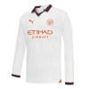 Camiseta de fútbol Manga Larga Manchester City Segunda Equipación 23-24 - Hombre